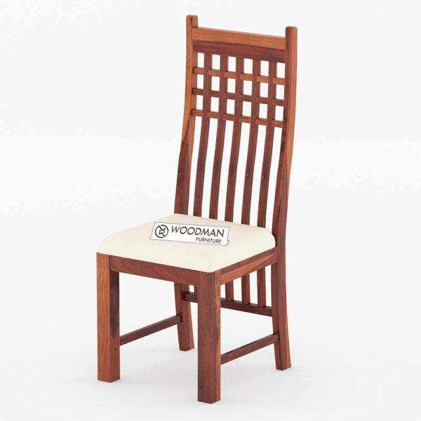 Solid Wood Sheesham Chair(Honey Finish)