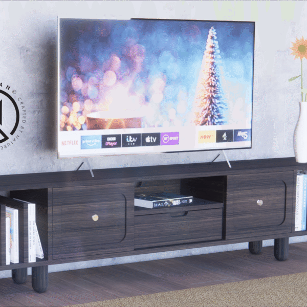 Sheesham Wood Tv Unit ( Walnut Finish )