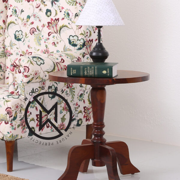 Sheesham Wood Round Table (Honey Finish)