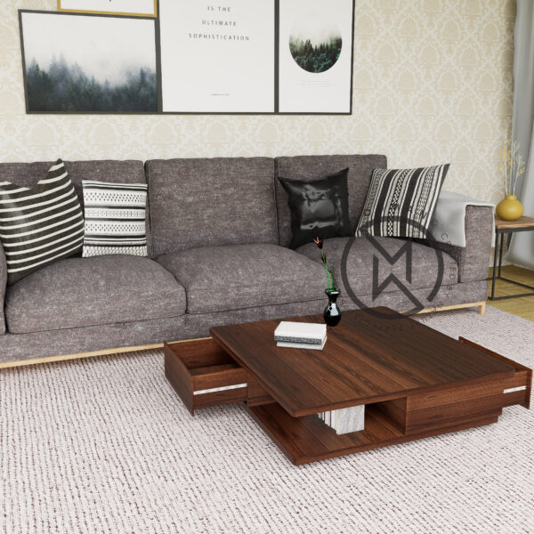 Coffee Table ( Walnut Finish )