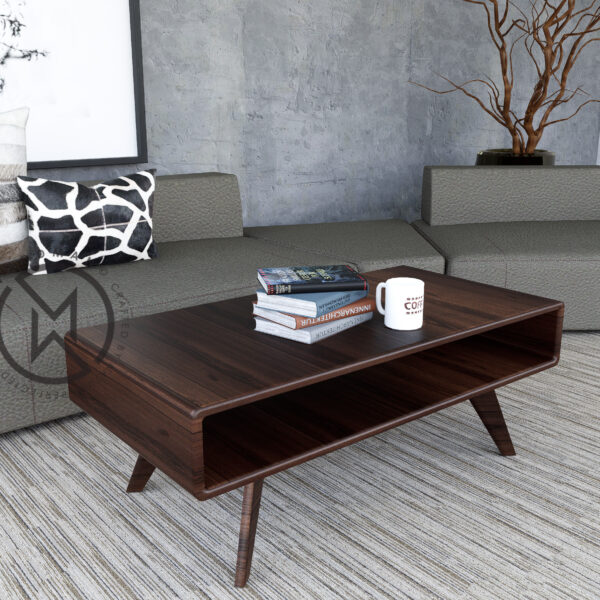 Modern Jodhpur Coffee Table ( Walnut Finish )